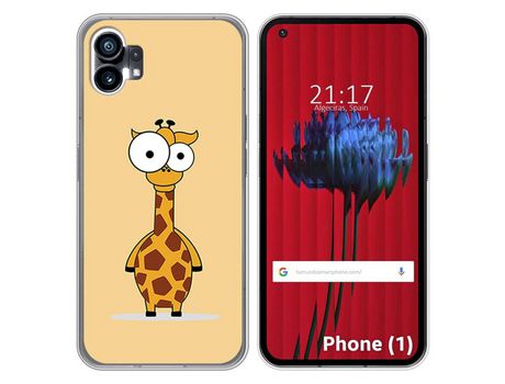 Funda Silicona para Nothing Phone 1 diseño Jirafa Dibujos