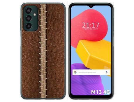 Funda Silicona para Samsung Galaxy M13 4G diseño Cuero 01 Dibujos