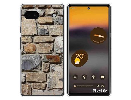 Funda Silicona para Google Pixel 6A diseño Ladrillo 03 Dibujos