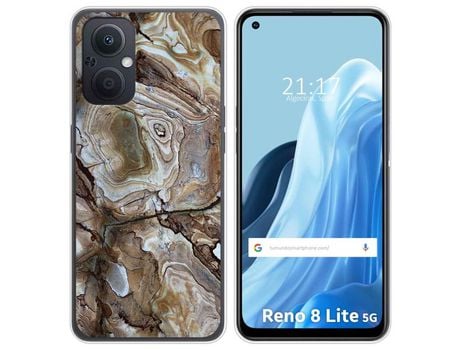Funda Silicona para Oppo Reno 8 Lite 5G diseño Mármol 14 Dibujos