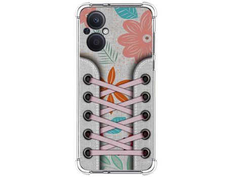 Funda Silicona Antigolpes para Oppo Reno 8 Lite 5G diseño Zapatillas 09 Dibujos