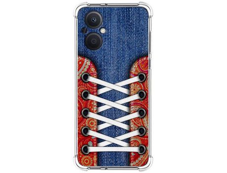 Funda Silicona Antigolpes para Oppo Reno 8 Lite 5G diseño Zapatillas 11 Dibujos