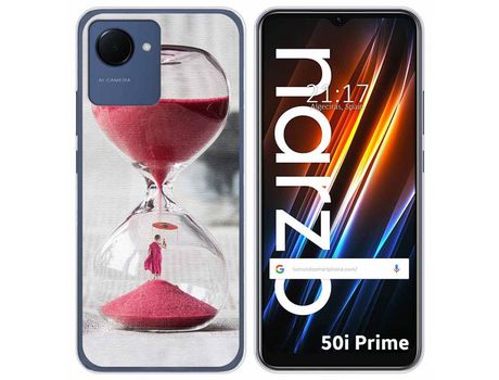 Funda Silicona para Realme Narzo 50i Prime diseño Reloj Dibujos
