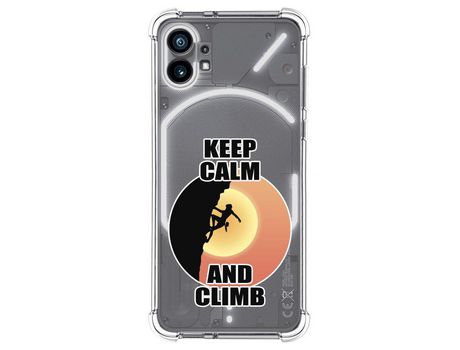 Funda Silicona Antigolpes para Nothing Phone 1 diseño Mujer Escalada Dibujos