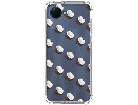 Funda Silicona Antigolpes para Realme Narzo 50i Prime diseño Cocos Dibujos