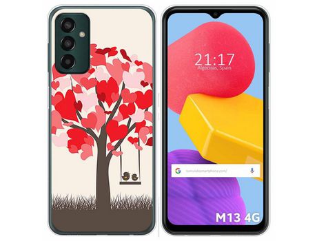 Funda Silicona para Samsung Galaxy M13 4G diseño Pajaritos Dibujos