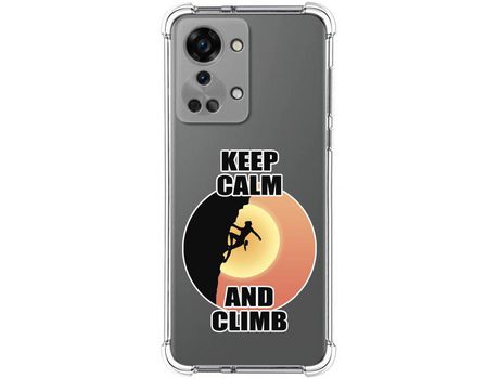 Funda Silicona Antigolpes para OnePlus Nord 2T 5G diseño Mujer Escalada Dibujos