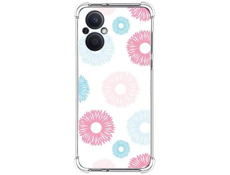 Funda Silicona Antigolpes para Oppo Reno 8 Lite 5G diseño Flores 06 Dibujos