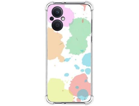Funda Silicona Antigolpes para Oppo Reno 8 Lite 5G diseño Acuarela 05 Dibujos