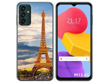 Funda Silicona para Samsung Galaxy M13 4G diseño Paris Dibujos