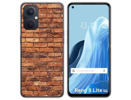 Funda Silicona para Oppo Reno 8 Lite 5G diseño Ladrillo 04 Dibujos