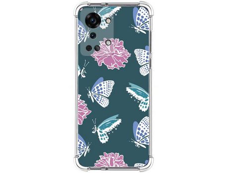 Funda Silicona Antigolpes para OnePlus Nord 2T 5G diseño Flores 10 Dibujos
