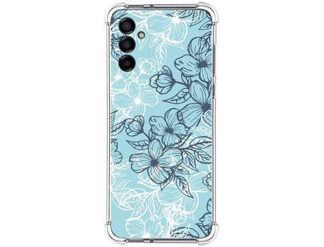 Funda Silicona Antigolpes para Samsung Galaxy M13 4G diseño Flores 03 Dibujos