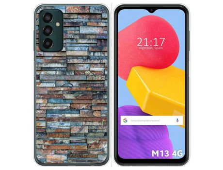 Funda Silicona para Samsung Galaxy M13 4G diseño Ladrillo 05 Dibujos