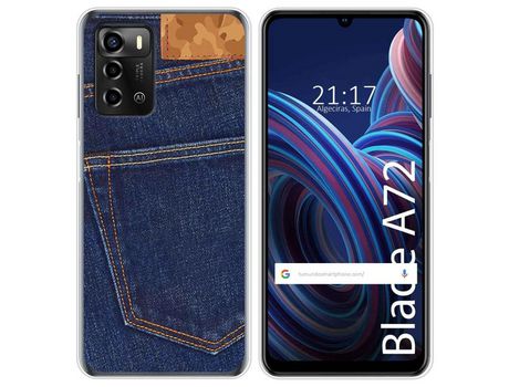 Funda Silicona para ZTE Blade A72 diseño Vaquero Dibujos
