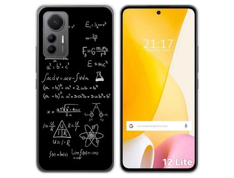 Funda Silicona para Xiaomi 12 Lite 5G diseño Formulas Dibujos