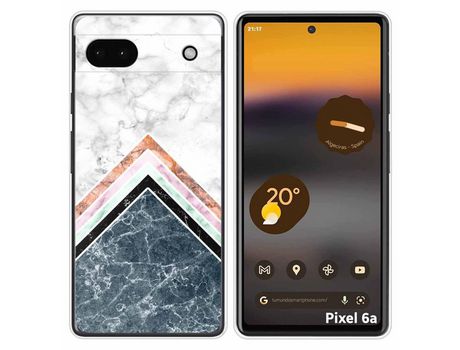 Funda Silicona para Google Pixel 6A diseño Mármol 05 Dibujos