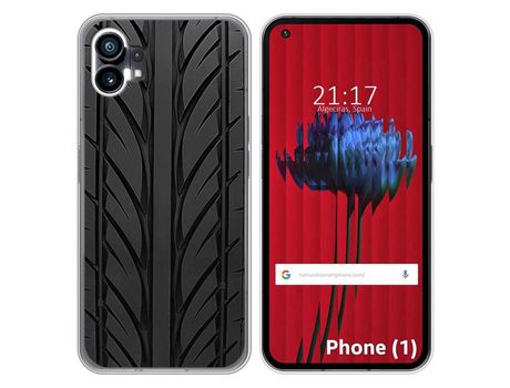 Funda Silicona para Nothing Phone 1 diseño Neumatico Dibujos