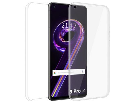 Funda Doble Transparente Pc + TPU Full Body 360 para Realme 9 5G