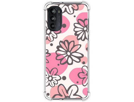 Funda Silicona Antigolpes para Motorola Moto G52 4G diseño Flores 09 Dibujos