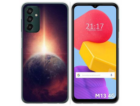 Funda Silicona para Samsung Galaxy M13 4G diseño Tierra Dibujos