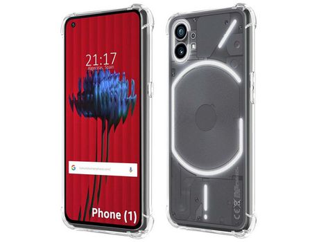 Funda Silicona Antigolpes Transparente para Nothing Phone 1