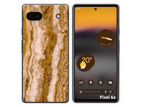 Funda Silicona para Google Pixel 6A diseño Mármol 10 Dibujos