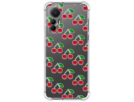 Funda Silicona Antigolpes para Xiaomi 12 Lite 5G diseño Cerezas Dibujos