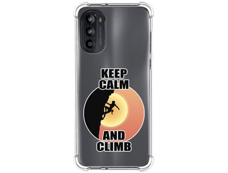 Funda Silicona Antigolpes para Motorola Moto G52 4G diseño Mujer Escalada Dibujos