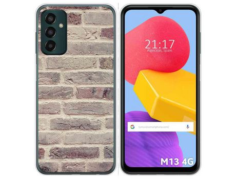 Funda Silicona para Samsung Galaxy M13 4G diseño Ladrillo 01 Dibujos
