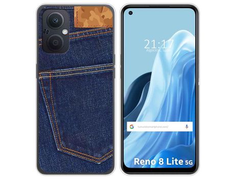 Funda Silicona para Oppo Reno 8 Lite 5G diseño Vaquero Dibujos