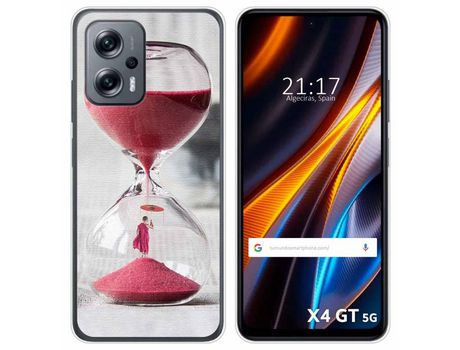 Funda Silicona para Xiaomi Poco X4 GT 5G diseño Reloj Dibujos