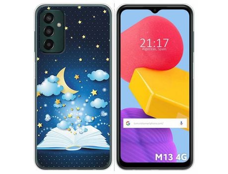Funda Silicona para Samsung Galaxy M13 4G diseño Libro Cuentos Dibujos