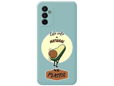Funda Silicona Líquida Azul para Samsung Galaxy M13 4G diseño Culo Natural Dibujos