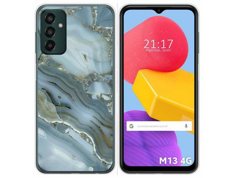 Funda Silicona para Samsung Galaxy M13 4G diseño Mármol 09 Dibujos