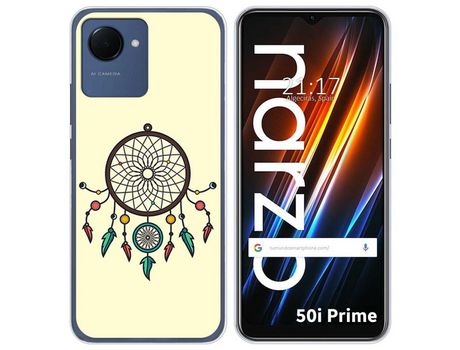 Funda Silicona para Realme Narzo 50i Prime diseño Atrapasueños Dibujos