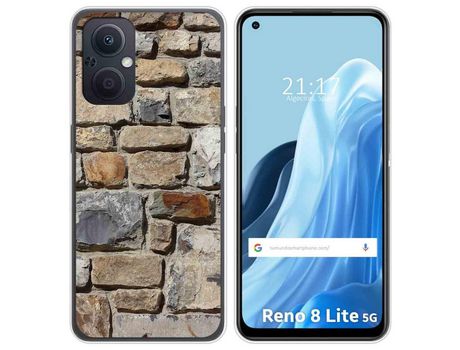 Funda Silicona para Oppo Reno 8 Lite 5G diseño Ladrillo 03 Dibujos