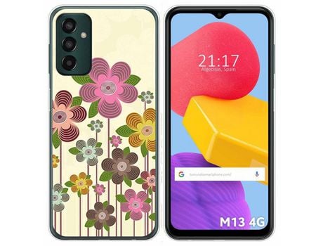 Funda Silicona para Samsung Galaxy M13 4G diseño Primavera En Flor Dibujos
