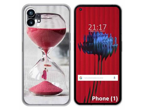 Funda Silicona para Nothing Phone 1 diseño Reloj Dibujos