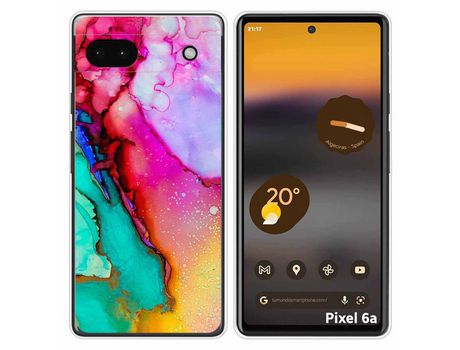 Funda Silicona para Google Pixel 6A diseño Mármol 15 Dibujos