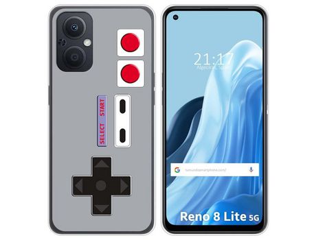 Funda Silicona para Oppo Reno 8 Lite 5G diseño Consola Dibujos