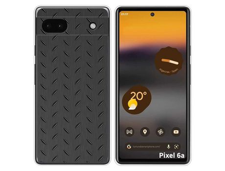 Funda Silicona para Google Pixel 6A diseño Metal Dibujos