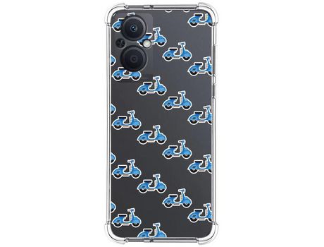 Funda Silicona Antigolpes para Oppo Reno 8 Lite 5G diseño Scooter Dibujos