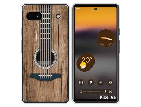 Funda Silicona para Google Pixel 6A diseño Madera 11 Dibujos