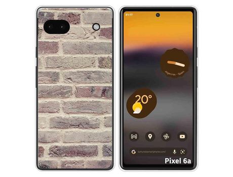 Funda Silicona para Google Pixel 6A diseño Ladrillo 01 Dibujos