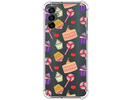 Funda Silicona Antigolpes para Samsung Galaxy M13 4G diseño Dulces 01 Dibujos