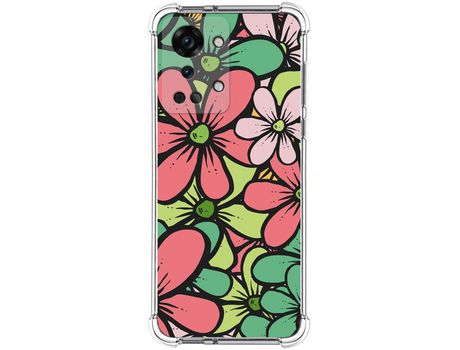 Funda Silicona Antigolpes para OnePlus Nord 2T 5G diseño Flores 02 Dibujos