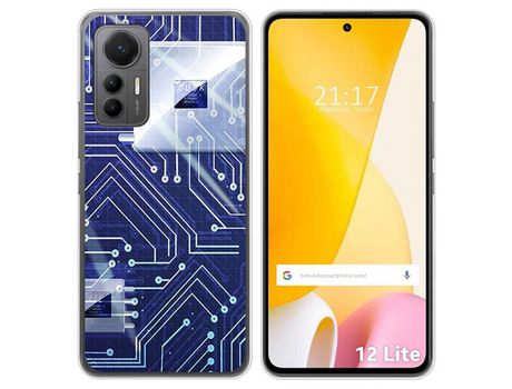 Funda Silicona para Xiaomi 12 Lite 5G diseño Circuito Dibujos