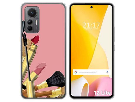 Funda Silicona para Xiaomi 12 Lite 5G diseño Brochas Dibujos