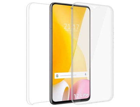 Funda Doble Transparente Pc + Tpu Full Body 360 para Xiaomi 12 Lite 5G